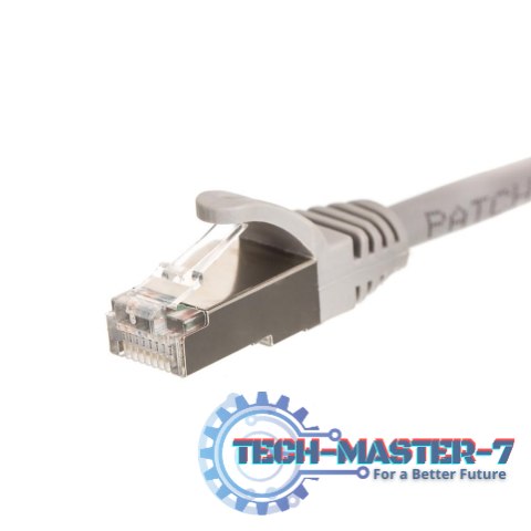 NETRACK RJ45 - RJ45 FTP 0.5 m Szary 0.5 Patchcord