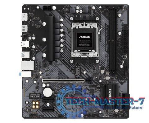 Płyta główna ASROCK A620M-HDV/M.2+ AM5 microATX Płyta główna ASROCK A620M-HDV/M.2+ AM5 microATX