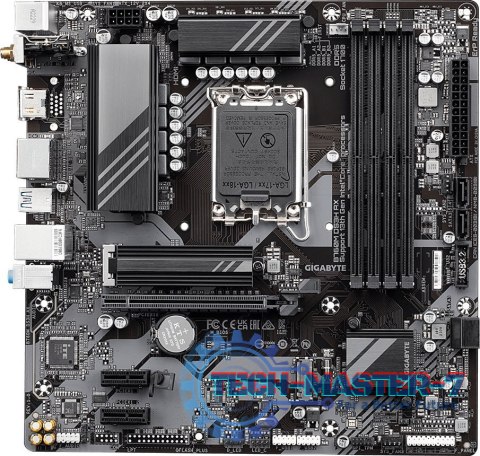 Płyta główna GIGABYTE B760M DS3H AX LGA1700 MICRO ATX Płyta główna GIGABYTE B760M DS3H AX LGA1700 MICRO ATX