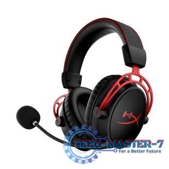 Słuchawki z mikrofonem HYPERX 4P5D4AA Czarno-czerwony