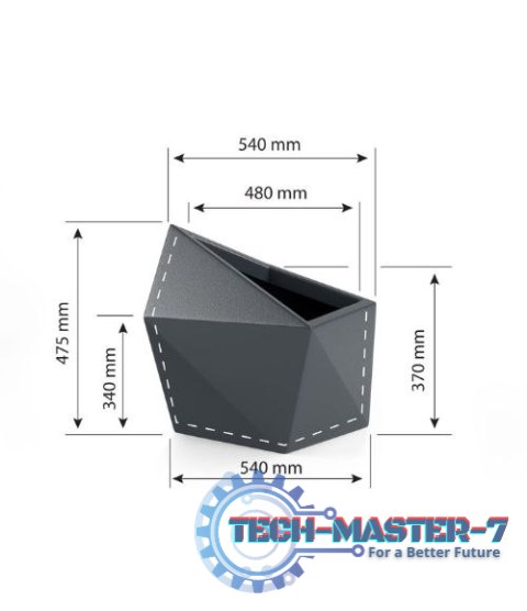 Designerska donica MONUMO ASTRO Antracyt MONUMO Designerska donica MONUMO ASTRO Antracyt MONUMO