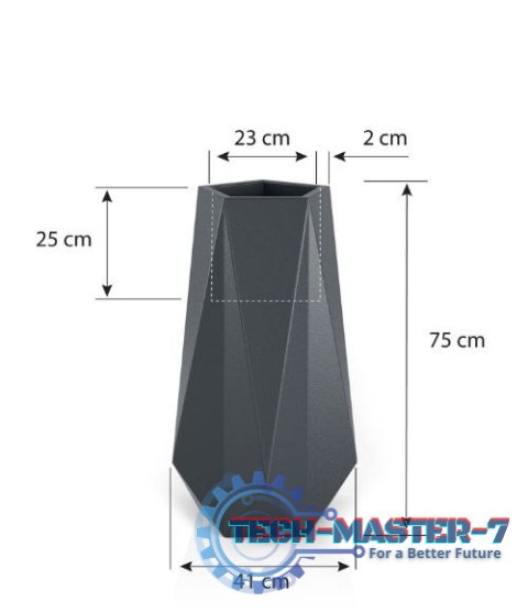 Designerska donica MONUMO SIENA Antracyt MONUMO Designerska donica MONUMO SIENA Antracyt MONUMO