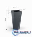 Designerska donica MONUMO VASO Biała MONUMO