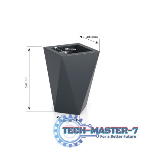 Designerska donica MONUMO VASO Biała MONUMO Designerska donica MONUMO VASO Biała MONUMO