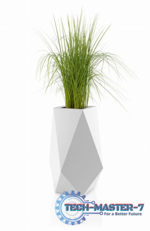 Designerska donica VOLCANO Biała MONUMO