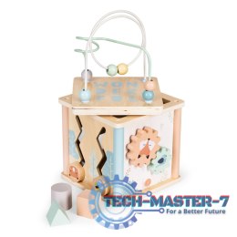 Drewniana kostka edukacyjna sorter klocki ECOTOYS ECOTOYS
