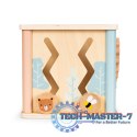 Drewniana kostka edukacyjna sorter klocki ECOTOYS ECOTOYS