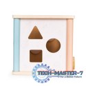 Drewniana kostka edukacyjna sorter klocki ECOTOYS ECOTOYS