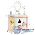 Drewniana kostka edukacyjna sorter klocki ECOTOYS ECOTOYS