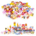Drewniane klocki edukacyjne zestaw - Cukierkowe miasto 116 el. ECOTOYS ECOTOYS