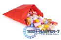 Drewniane klocki edukacyjne zestaw - Cukierkowe miasto 116 el. ECOTOYS ECOTOYS
