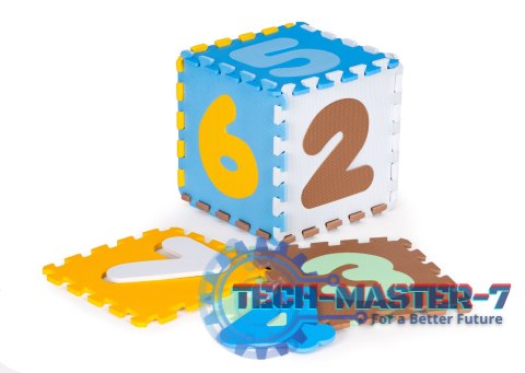 Mata piankowa edukacyjna kojec puzzle podkład dla dzieci IPLAY Mata piankowa edukacyjna kojec puzzle podkład dla dzieci IPLAY
