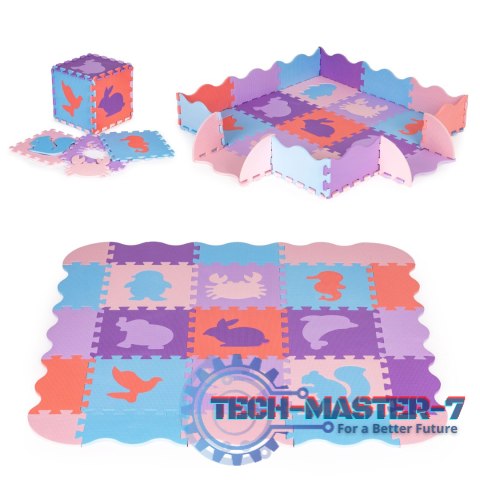 Mata piankowa puzzle kojec podkład do zabawy dla dzieci IPLAY Mata piankowa puzzle kojec podkład do zabawy dla dzieci IPLAY