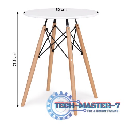 Stół stolik nowoczesny do jadalni salonu kuchni 60cm ModernHome ModernHome Stół stolik nowoczesny do jadalni salonu kuchni 60cm ModernHome ModernHome