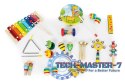 Zestaw drewnianych instrumentów dla dzieci 14 instrumentów ECOTOYS ECOTOYS