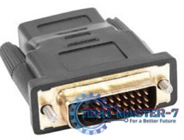 Adapter LANBERG AD-0010-BK HDMI - DVI