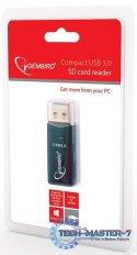 Czytnik kart pamięci GEMBIRD USB 3.0 UHB-CR3-01