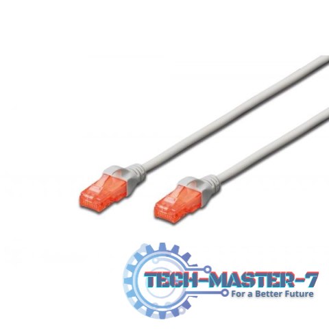 DIGITUS Cat6 U/UTP 3 m Szary 3 Patchcord