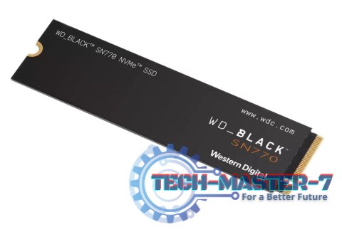 Dysk SSD M.2 WD WD_BLACK SN770 NVMe Black (1 TB /PCIe Gen4 x4 /5150MB/s /4900MB/s)
