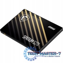 Dysk SSD MSI SPATIUM S270 480GB Spatium (2.5″ /480 GB /SATA /500MB/s /450MB/s)