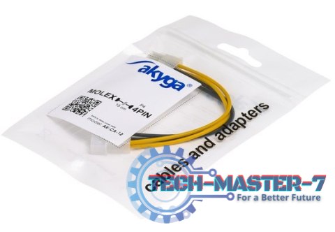 Kabel zasilający AKYGA 0.15m. AK-CA-12 Kabel zasilający AKYGA 0.15m. AK-CA-12