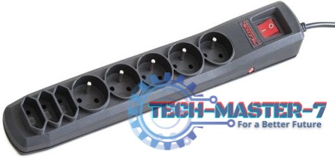 Listwa zasilająca ARMAC ARC8 Czarny R8/CZ/50