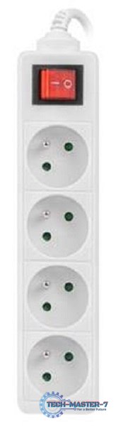 Listwa zasilająca LANBERG PS1-04E-0150-W Listwa zasilająca LANBERG PS1-04E-0150-W