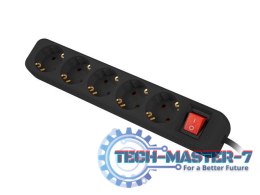 Listwa zasilająca LANBERG PS1-05F-0150-BK