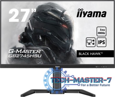 Monitor IIYAMA GB2745HSU-B1 (27" /IPS /100Hz /1920 x 1080 /Czarny)