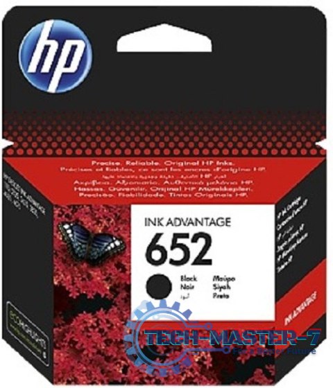 Wkład HP HP 652 Czarny F6V25AE