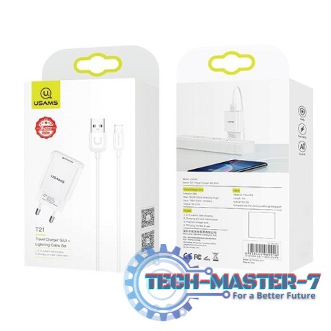 Zasilacz USAMS USA000447(1x USB\2100mA\5V) Zasilacz USAMS USA000447(1x USB\2100mA\5V)