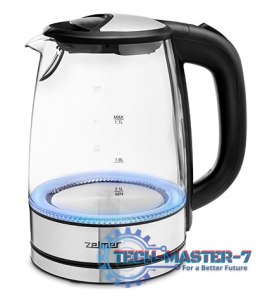 Czajnik ZELMER ZCK8024 (1.7L /2200W /Inox-czarny )