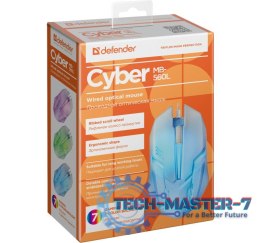 Defender Mysz przewodowa, optyczna, CYBER MB-560L