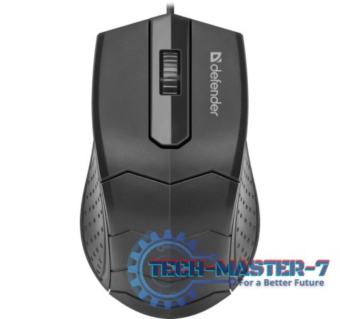 Defender Mysz przewodowa optyczna HIT MB-530 1000 DPI Czarna