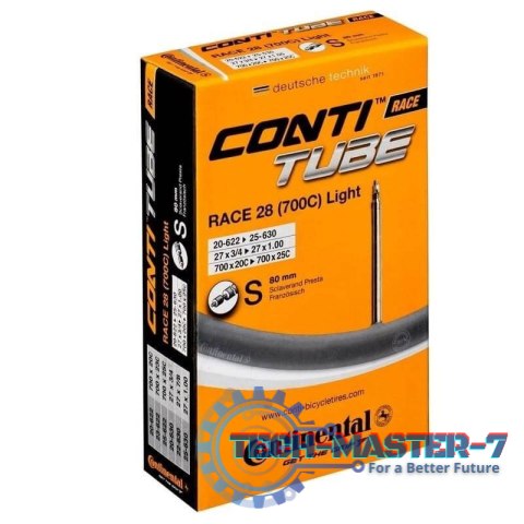 Dętka rowerowa szosowa Continental Race 28 Light 18-25x700 presta S80mm