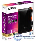 Dysk twardy zewnętrzny SILICON POWER Armor A30 1 TB Czarny SP010TBPHDA30S3K
