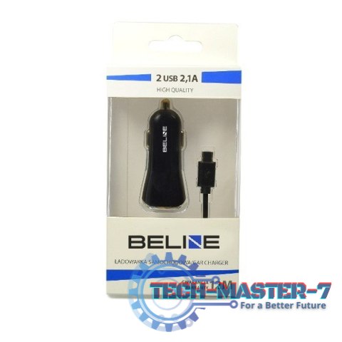Ładowarka BELINE 2x USB 2.0 Czarny Beli0005 Ładowarka BELINE 2x USB 2.0 Czarny Beli0005