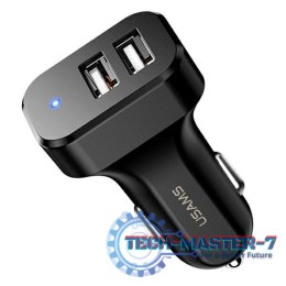 Ładowarka USAMS 2x USB Czarny USA000890