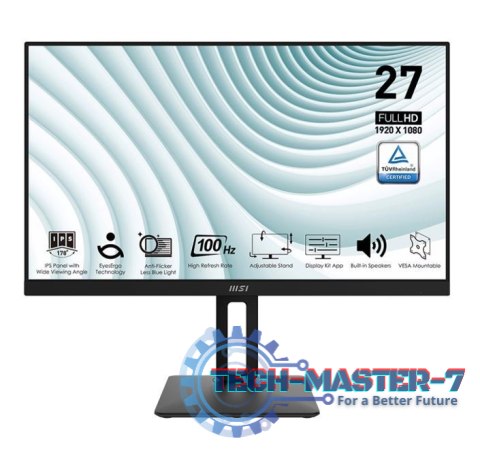 Monitor MSI PRO MP271AP (27" /TFT IPS /100Hz /1920 x 1080 /Czarny)