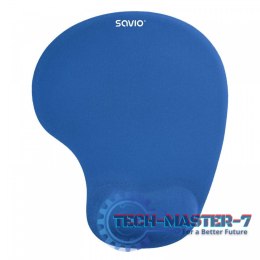 Podkładka pod mysz żelowa SAVIO MP-01BL, 230x190x18 mm
