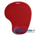 Podkładka pod mysz żelowa SAVIO MP-01R, 230x190x18mm