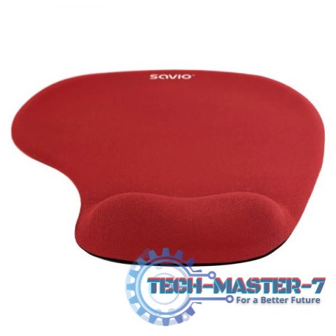 Podkładka pod mysz żelowa SAVIO MP-01R, 230x190x18mm Podkładka pod mysz żelowa SAVIO MP-01R, 230x190x18mm
