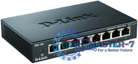 Przełącznik D-LINK DGS-108 (8x 1 GbE ) Przełącznik D-LINK DGS-108 (8x 1 GbE )