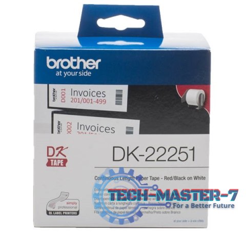 Taśma BROTHER Czarny DK22251 Taśma BROTHER Czarny DK22251