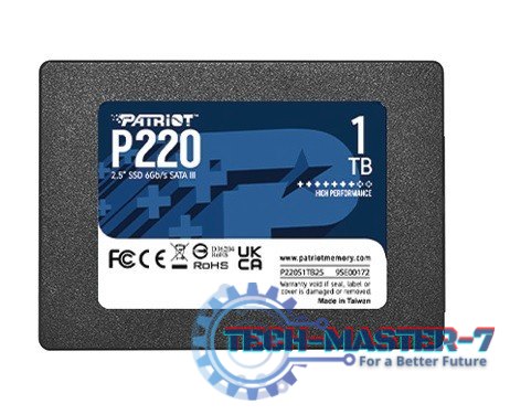 Dysk SSD PATRIOT P220S1TB25 (1 TB /SATA III (6 Gb/s) /550MB/s /500MB/s)