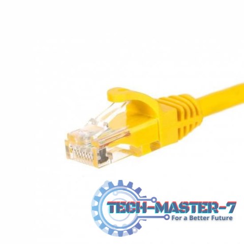 NETRACK CAT5e UTP 1 m Żółty 1 Patchcord