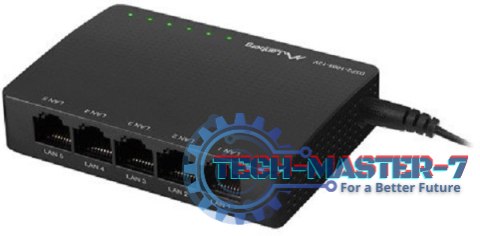 Przełącznik LANBERG DSP2-1005-12V (5x 10/100/1000 )