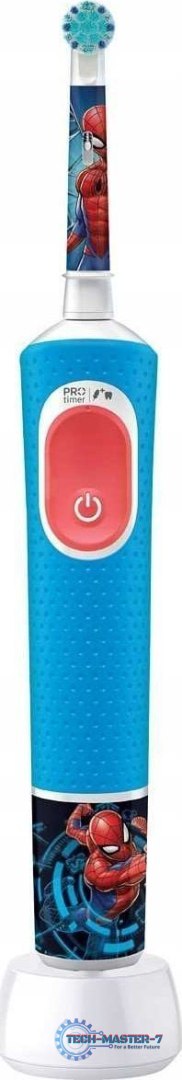 Szczoteczka elektryczna ORAL-B Vitality Pro Kids 103 Spiderman + Etui Blue