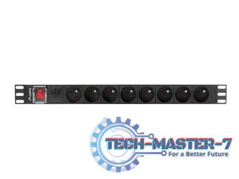 Listwa zasilająca LANBERG PDU-08E-0200-BK Listwa zasilająca LANBERG PDU-08E-0200-BK