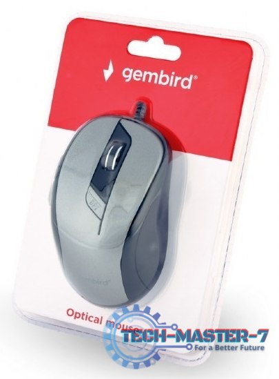 Mysz Przewodowa GEMBIRD MUS-6B-01-BG Czarno-szary Mysz Przewodowa GEMBIRD MUS-6B-01-BG Czarno-szary
